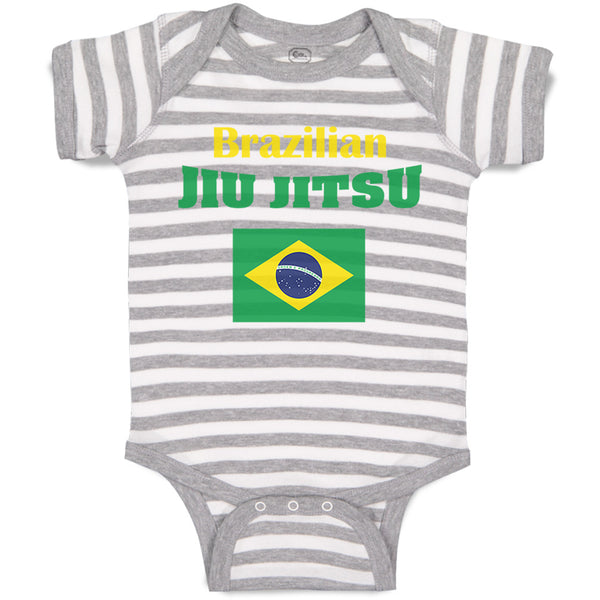 Baby Clothes Brazilian Jiu Jitsu Martial Arts Baby Bodysuits Boy & Girl Cotton