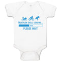 Baby Clothes Triathlon Skills Loading Baby Bodysuits Boy & Girl Cotton