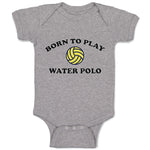 Baby Clothes Born to Play Water Polo Baby Bodysuits Boy & Girl Cotton
