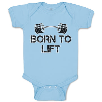 Baby Clothes Born to Lift Gym Workout Baby Bodysuits Boy & Girl Cotton