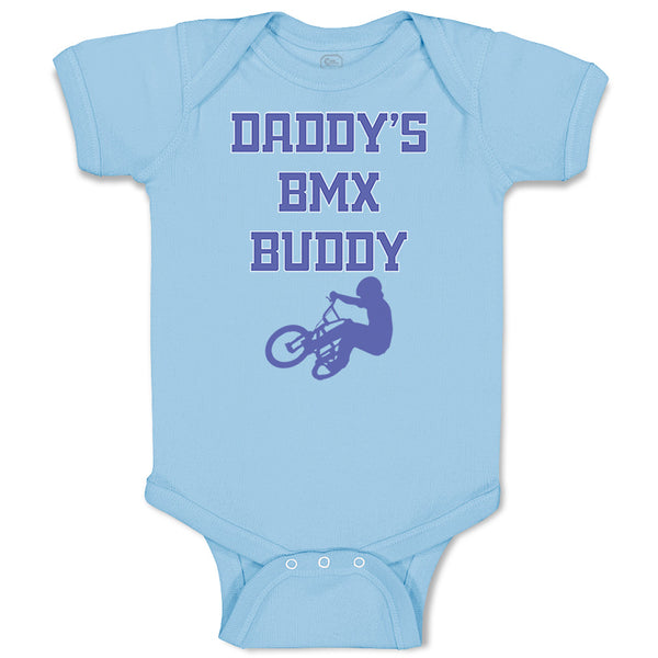 Baby Clothes Daddy's Bmx Buddy Baby Bodysuits Boy & Girl Newborn Clothes Cotton