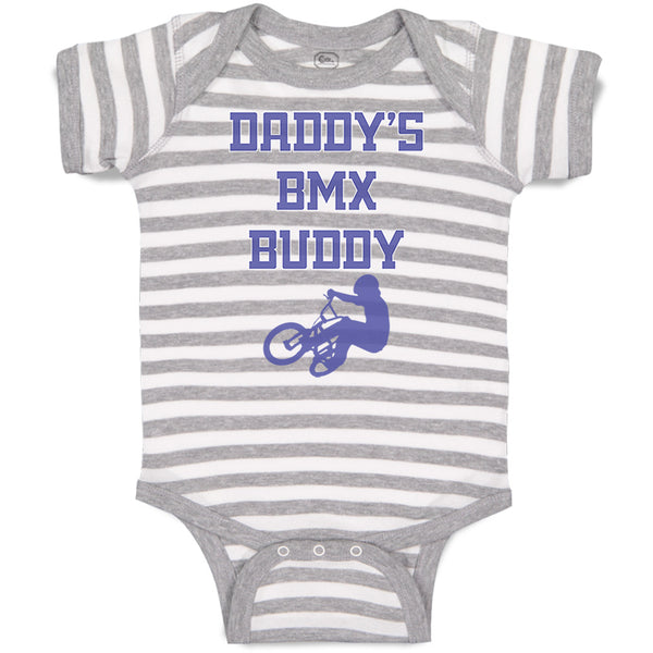 Baby Clothes Daddy's Bmx Buddy Baby Bodysuits Boy & Girl Newborn Clothes Cotton