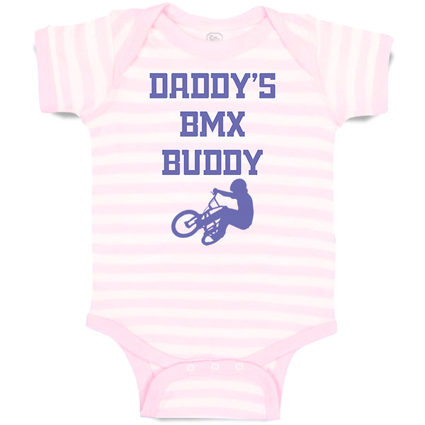 Baby Clothes Daddy's Bmx Buddy Baby Bodysuits Boy & Girl Newborn Clothes Cotton