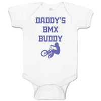 Baby Clothes Daddy's Bmx Buddy Baby Bodysuits Boy & Girl Newborn Clothes Cotton
