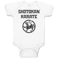 Baby Clothes Shotokan Karate Mma Baby Bodysuits Boy & Girl Cotton