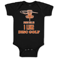 Baby Clothes People Tell Me I like Disc Golf Baby Bodysuits Boy & Girl Cotton