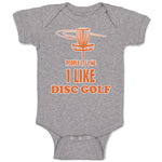 Baby Clothes People Tell Me I like Disc Golf Baby Bodysuits Boy & Girl Cotton