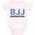Baby Clothes Bjj Brazilian Jiu Jitsu Martial Arts Baby Bodysuits Cotton