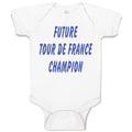 Baby Clothes Future Tour De France Champion Bicycle Cycling Baby Bodysuits