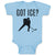 Baby Clothes Got Ice Sports Hockey Player Silhouette Baby Bodysuits Cotton