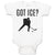 Baby Clothes Got Ice Sports Hockey Player Silhouette Baby Bodysuits Cotton