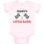 Baby Clothes Daddy's Little Racer Sports Flag with Checks Baby Bodysuits Cotton
