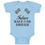 Baby Clothes Future Race Car Driver Sports Flag with Checks Baby Bodysuits