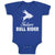 Baby Clothes Future Bull Rider Sports Silhouette Baby Bodysuits Cotton