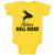 Baby Clothes Future Bull Rider Sports Silhouette Baby Bodysuits Cotton