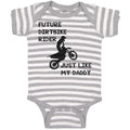 Baby Clothes Future Dirtbike Rider Just like My Daddy Sports Rider Bike Riding
