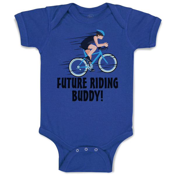 Baby Clothes Future Riding Buddy! Sports Cycling Baby Bodysuits Cotton