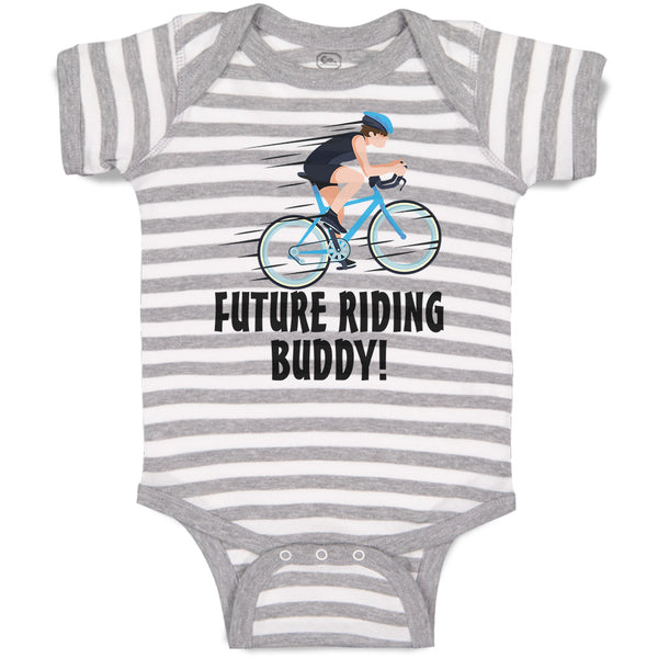 Baby Clothes Future Riding Buddy! Sports Cycling Baby Bodysuits Cotton