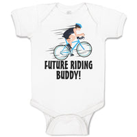 Baby Clothes Future Riding Buddy! Sports Cycling Baby Bodysuits Cotton