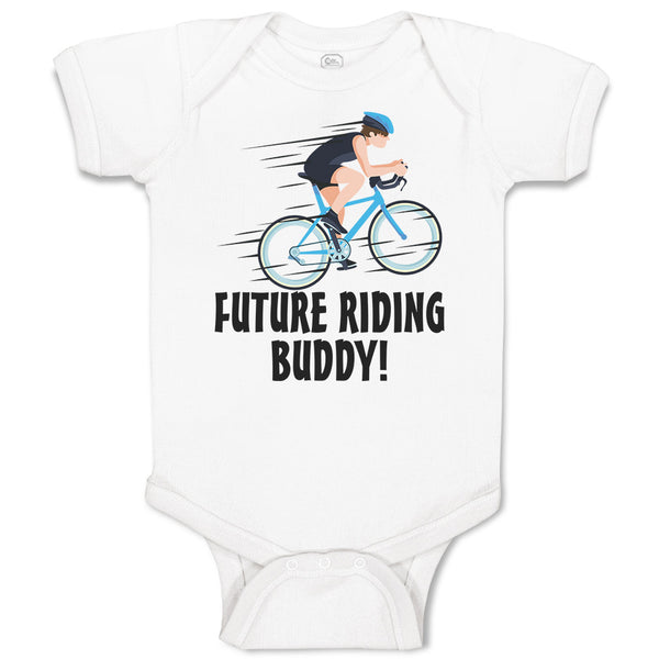 Baby Clothes Future Riding Buddy! Sports Cycling Baby Bodysuits Cotton