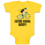 Baby Clothes Future Riding Buddy! Sports Cycling Baby Bodysuits Cotton