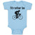 Baby Clothes I'D Rather Be Sport Cycling Silhouette Baby Bodysuits Cotton