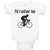 Baby Clothes I'D Rather Be Sport Cycling Silhouette Baby Bodysuits Cotton