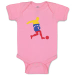 Baby Clothes Soccer Player Venezuela Sports Soccer Baby Bodysuits Cotton