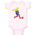 Baby Clothes Soccer Player Venezuela Sports Soccer Baby Bodysuits Cotton