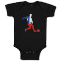 Baby Clothes Soccer Player Chile Sports Soccer Baby Bodysuits Boy & Girl Cotton