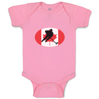 Baby Clothes Hockey Player Canada Baby Bodysuits Boy & Girl Cotton