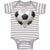 Baby Clothes Soccer Heart Baby Bodysuits Boy & Girl Newborn Clothes Cotton