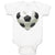 Baby Clothes Soccer Heart Baby Bodysuits Boy & Girl Newborn Clothes Cotton