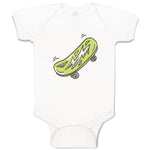 Baby Clothes Skate Board Sports Others Baby Bodysuits Boy & Girl Cotton