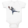 Baby Clothes Football Player Receiver Baby Bodysuits Boy & Girl Cotton