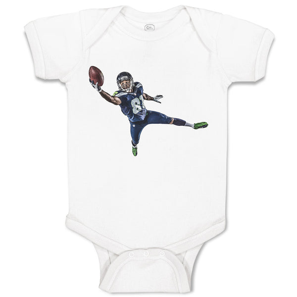 Baby Clothes Football Player Receiver Baby Bodysuits Boy & Girl Cotton