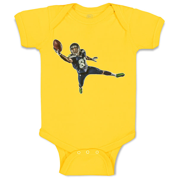 Baby Clothes Football Player Receiver Baby Bodysuits Boy & Girl Cotton