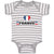 Baby Clothes An Heart France Flag Baby Bodysuits Boy & Girl Cotton