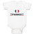 Baby Clothes An Heart France Flag Baby Bodysuits Boy & Girl Cotton