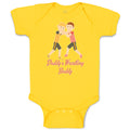 Baby Clothes Daddy's Wrestling Buddy Sports Name Boys Fighting Baby Bodysuits