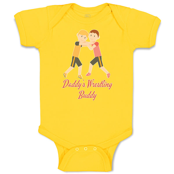 Daddy's Wrestling Buddy Sports Name Boys Fighting