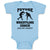 Baby Clothes Future Wrestling Coach like My Daddy! Sports Player Fighting Cotton