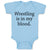 Baby Clothes Wrestling Is in My Blood Sport Name Baby Bodysuits Cotton