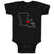 Baby Clothes Louisiana Heart Love States Baby Bodysuits Boy & Girl Cotton