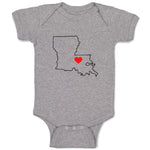 Louisiana Heart Love States