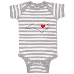 Baby Clothes North Carolina Heart Love States Baby Bodysuits Boy & Girl Cotton