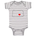 Baby Clothes Pennsylvania Heart Love States Baby Bodysuits Boy & Girl Cotton