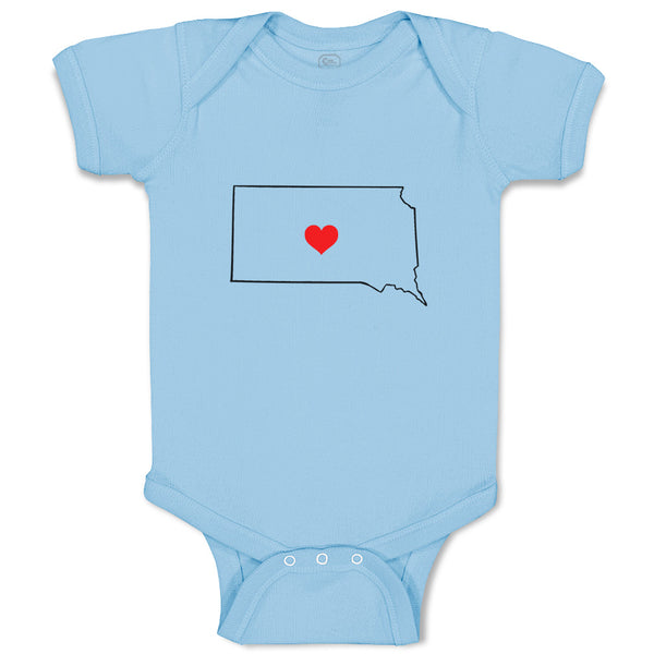 South Dakota Heart Love States