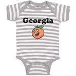 Georgia Country Name with Pumpkin Funny Face