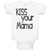 Kiss Your Mama Love Mother Silhouette